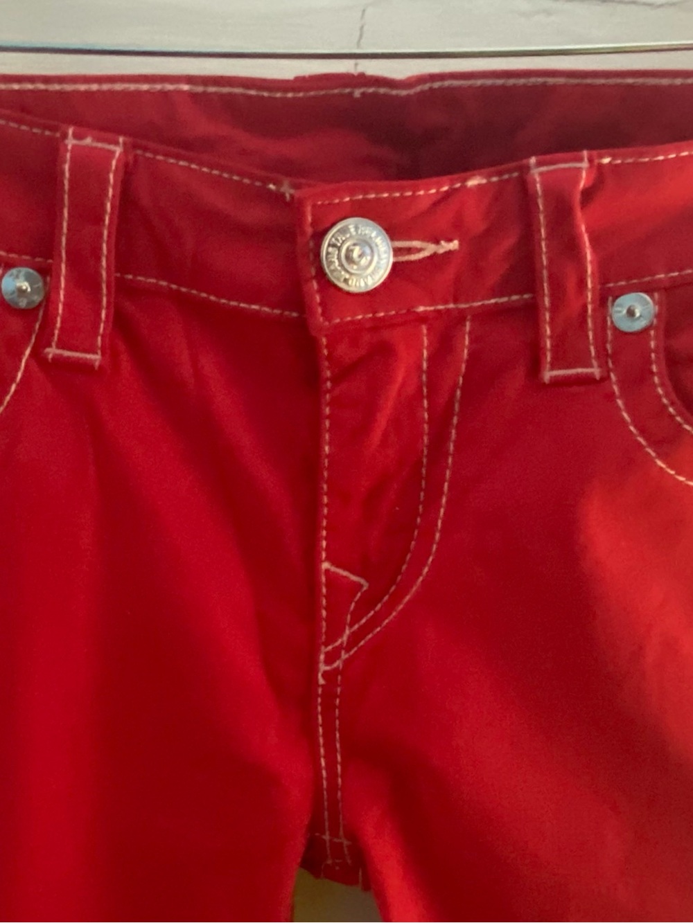 True Religion Red Stella Skinny Jeans - Picture 3 of 7